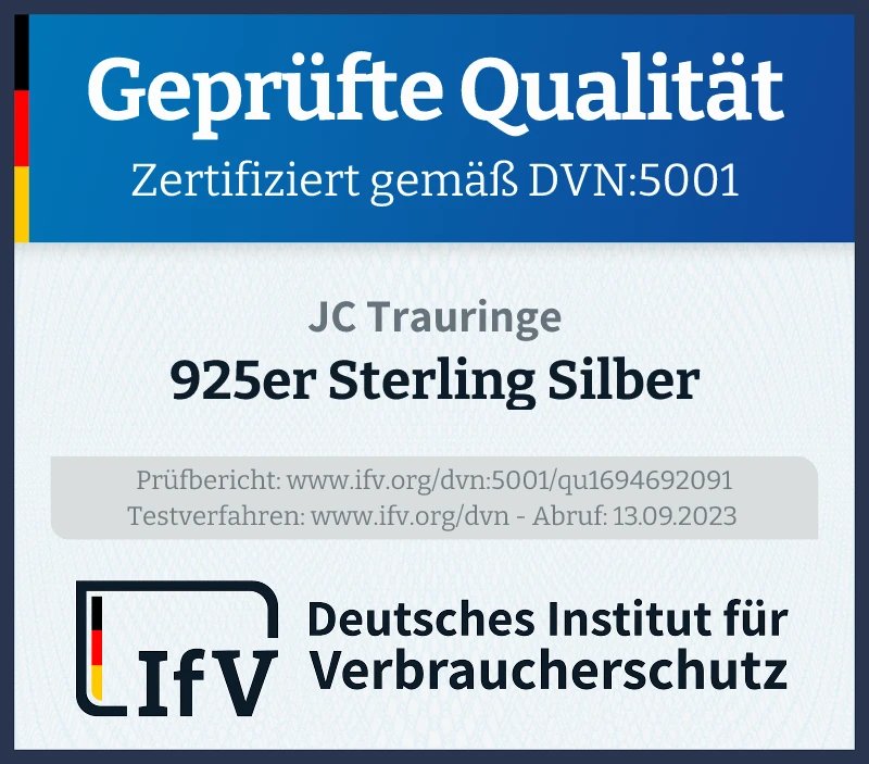 Prüfsiegel 925er Sterling Silber