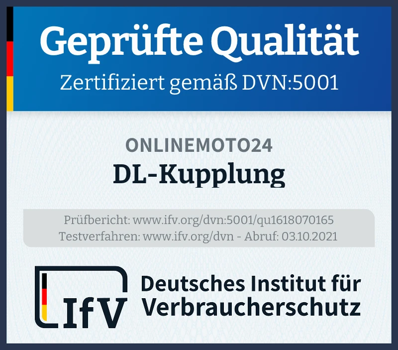 Prüfsiegel DL-Kupplung