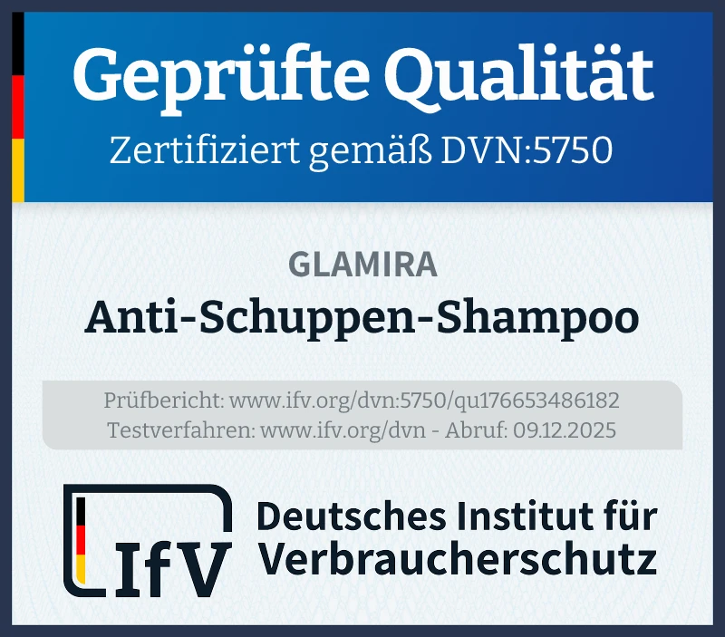 Prüfsiegel Anti-Schuppen-Shampoo