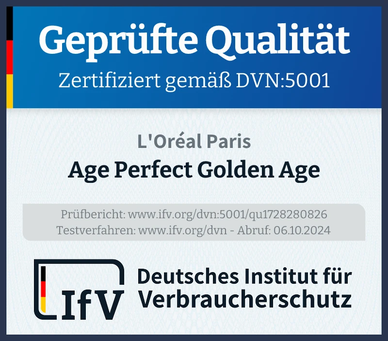 Prüfsiegel Age Perfect Golden Age