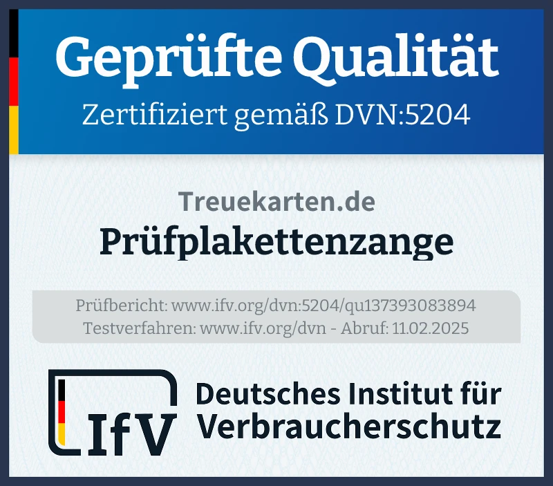 Prüfsiegel Prüfplakettenzange