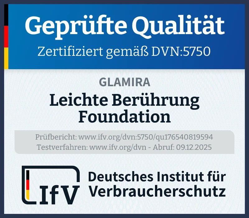 Prüfsiegel Leichte Berührung Foundation