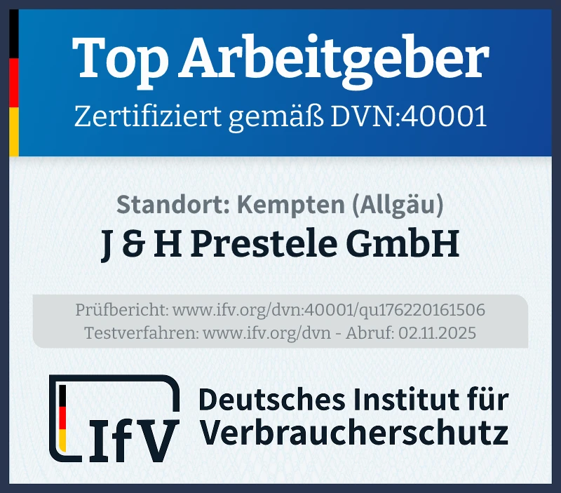 Prüfsiegel Zertifizierter Top-Arbeitgeber